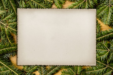 Christmas tree frame and card.