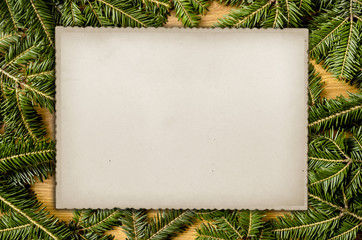 Christmas tree frame and card.