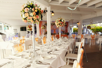 Fototapeta premium Stylish beautiful luxury wedding decor