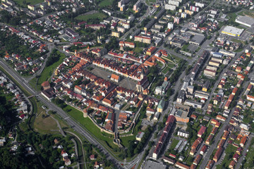 the historic city center Bardejov Slovakia