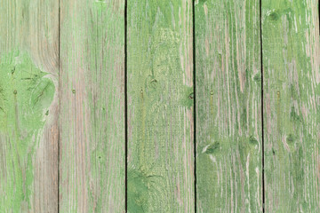 Old Green Wooden Board