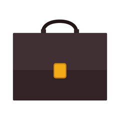 Suitcase icon. Travel baggage luggage bag and tourism theme. Isolated design. Vector illustration