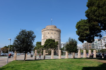 Fototapeta na wymiar Spring in Thessaloniki