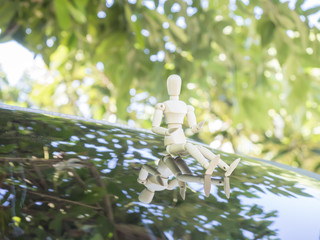 wooden doll
