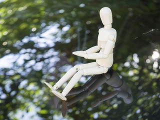 wooden doll