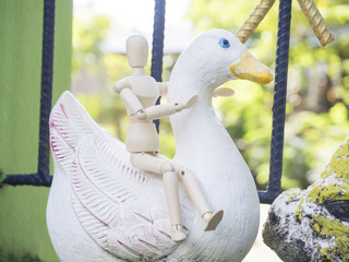 wooden doll
