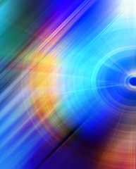 Abstract background made of diagonal lines in blue, purple and yellow colors