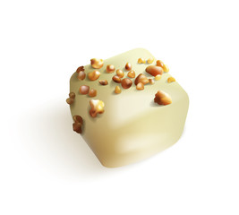 Chocolate Candy. Isolated Vector