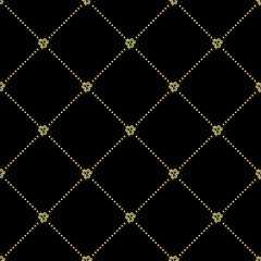 Seamless classic vector golden pattern. Traditional orient ornament. Classic vintage background