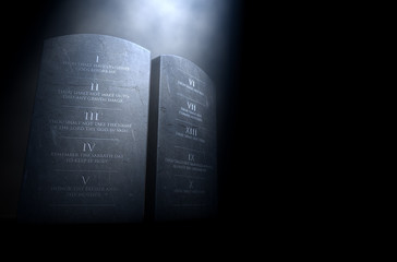 Obraz premium Ten Commandments