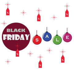 black friday sale vector.
