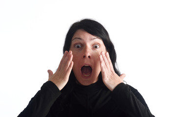 surprised woman