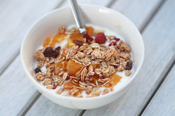 Müsli Früchte