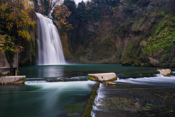 Isola del Liri waterfall, Ciociaria, Italy