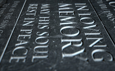Gravestone In Loving Memory