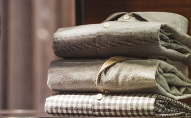 Men clothing stack