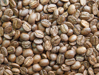 Coffee beans background.