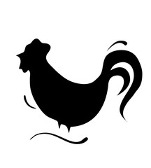 Vector illustration of a sketch New Year's tree greeting card