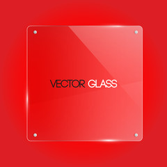 Glass Frame Vector Illustration