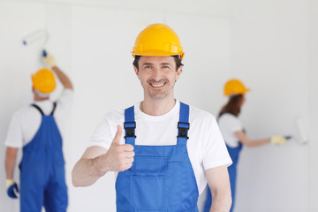 Workman gives thumbs up