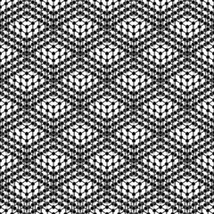 Abstract seamless pattern with lines and dots. Modern stylish texture. Geometric background