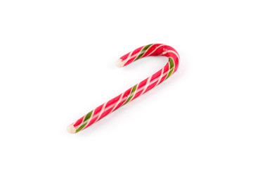 Naklejka premium Christmas candy isolated on white background