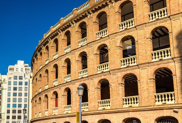 Obraz premium Plaza de Toros, a bullring in Valencia, Spain