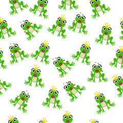 Naklejka premium frog prince or princess