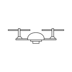 Drone Silhouette Vector
