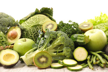 assorted green vegetables