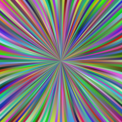 Multicolor gradient ray burst background design