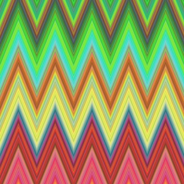Multicolored zig zag stripe pattern background