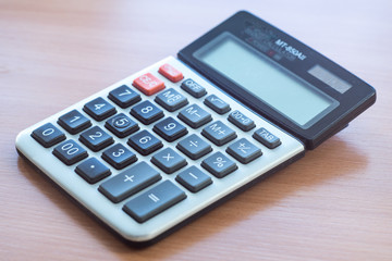 Office Calculator Close Up