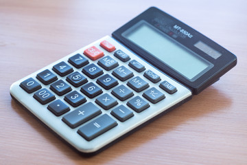 Office Calculator Close Up