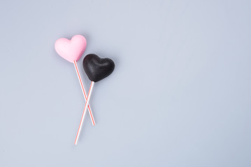 cake decoration or heart shape cake decoration on a background.