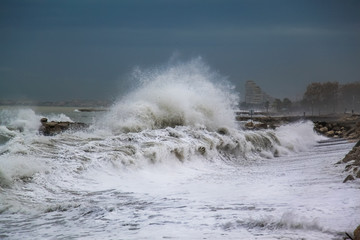 Tempête en Méditerranée