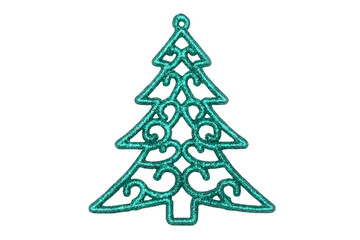 christmas decoration isolated on white background - clipping paths