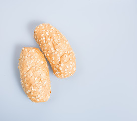 bread or oat bread on the background.
