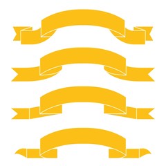 Yellow ribbons set