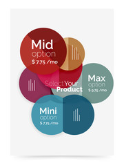 Option select infographic banner