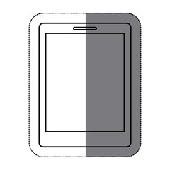 Tablet icon. Device gadget technology and electronic theme. Isolated design. Vector illustration