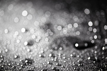shiny bokeh from water drops