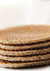 Dutch Waffles close up