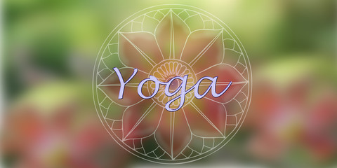 Yoga natural background - 129331955