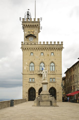 Fototapeta na wymiar Palace of government in San Marino