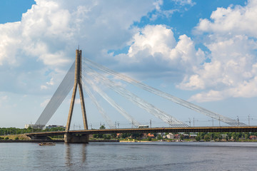 Vansu bridge in Riga
