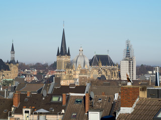 Aachen Dom Cathedral - rooftop view