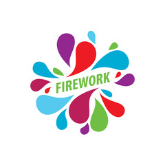 vector logo firework