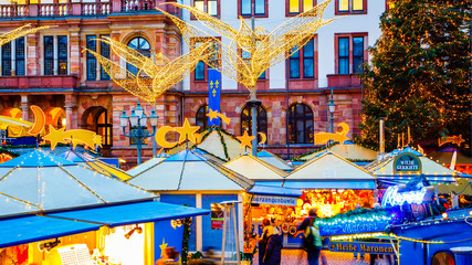 Obraz premium Wiesbaden, Weihnachtsmarkt (2016)