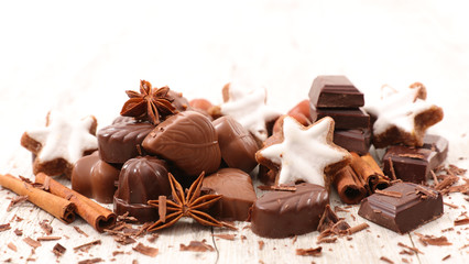 chocolate,cookie and spice